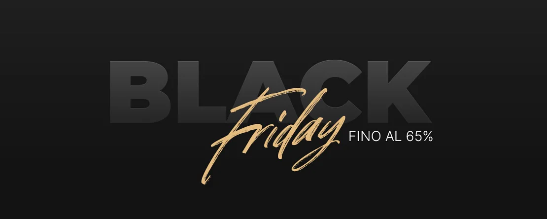 Black friday dal 20 novembre al 2 dicembre